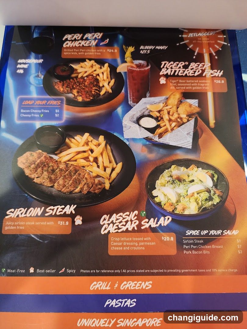 Grill & Greens Menu