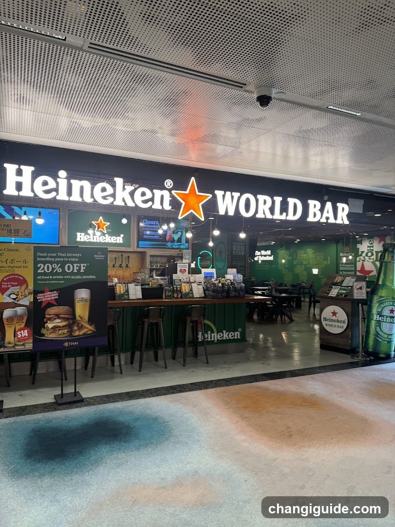 Heineken World Bar Interior View