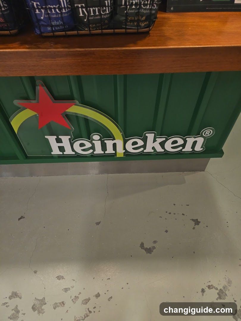 Heineken branded counter display