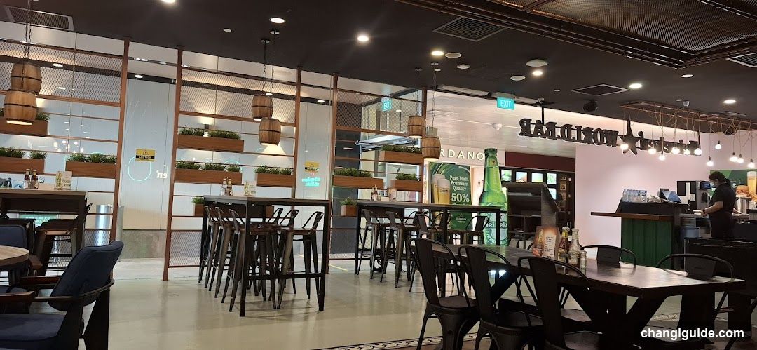 Restaurant Interior with Bar Area