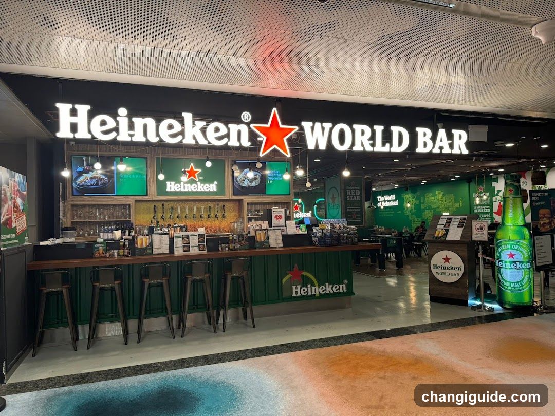 Heineken World Bar Interior View
