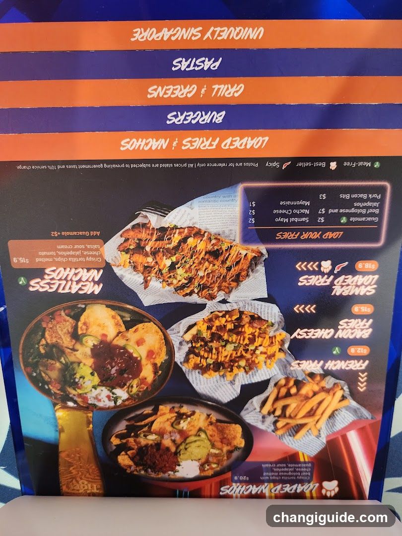 Loaded Fries & Nachos Menu Board