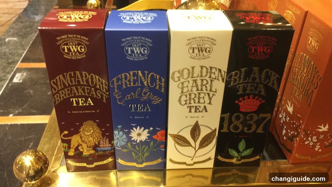 TWG Tea Boxes Display