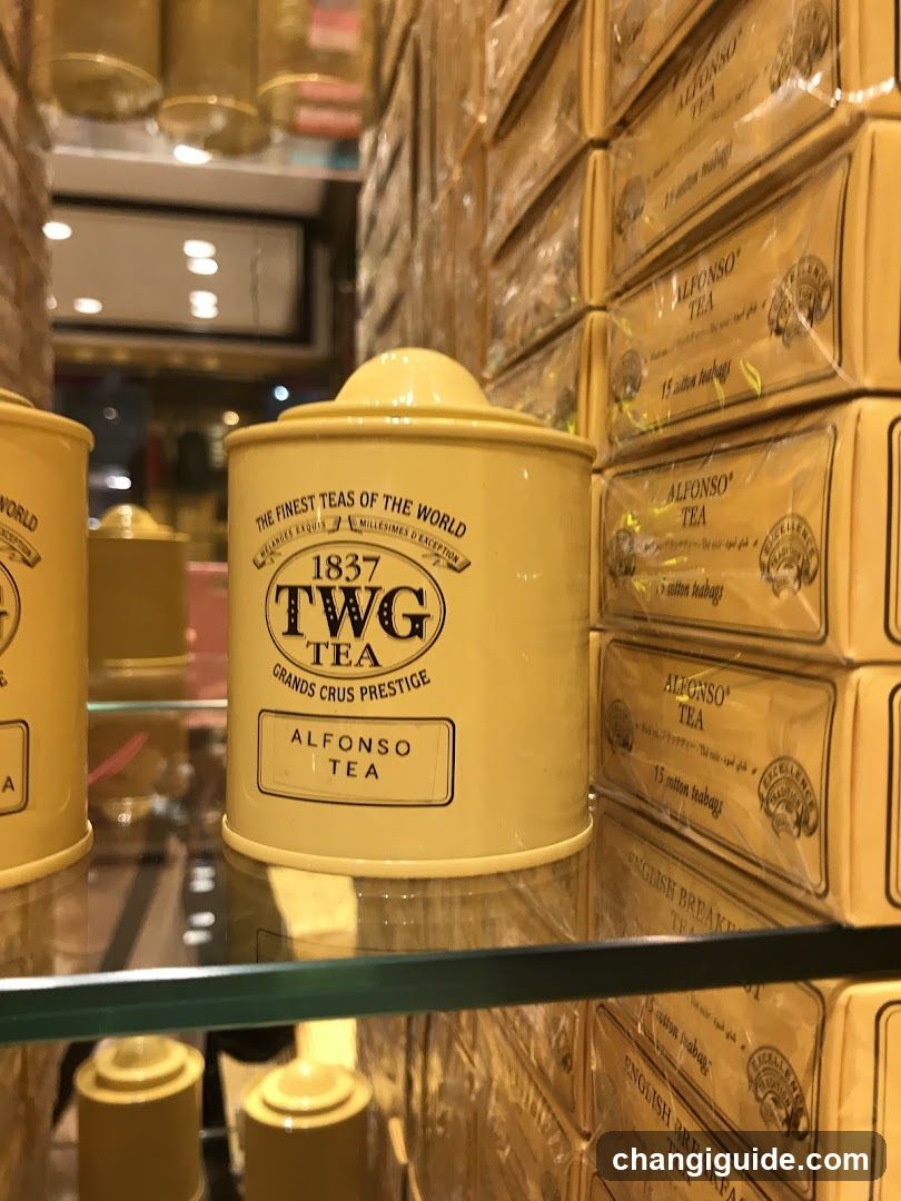 TWG Tea Display