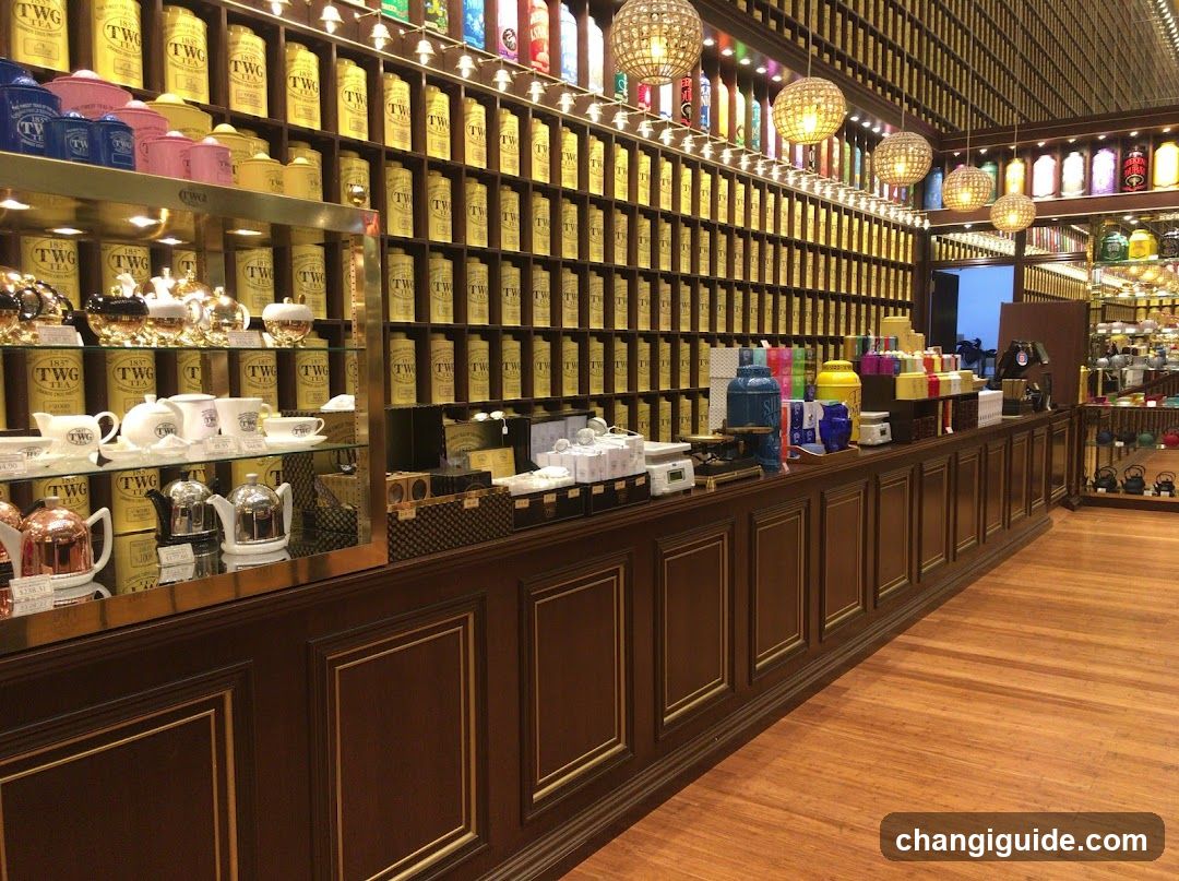 Tea Shop Interior Display