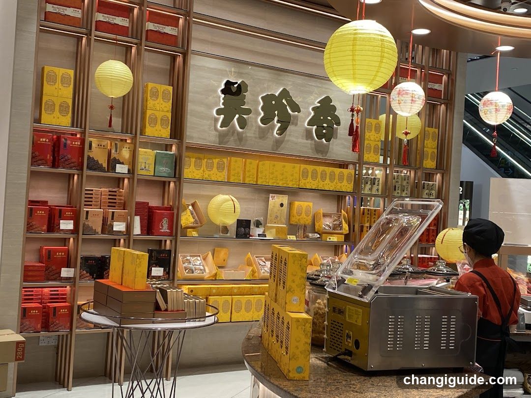 Interior of a traditional Chinese snack shop