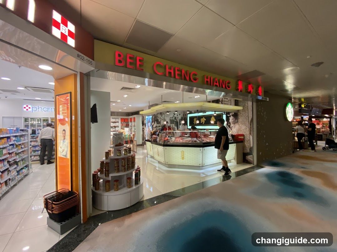 Bee Cheng Hiang Storefront Interior View
