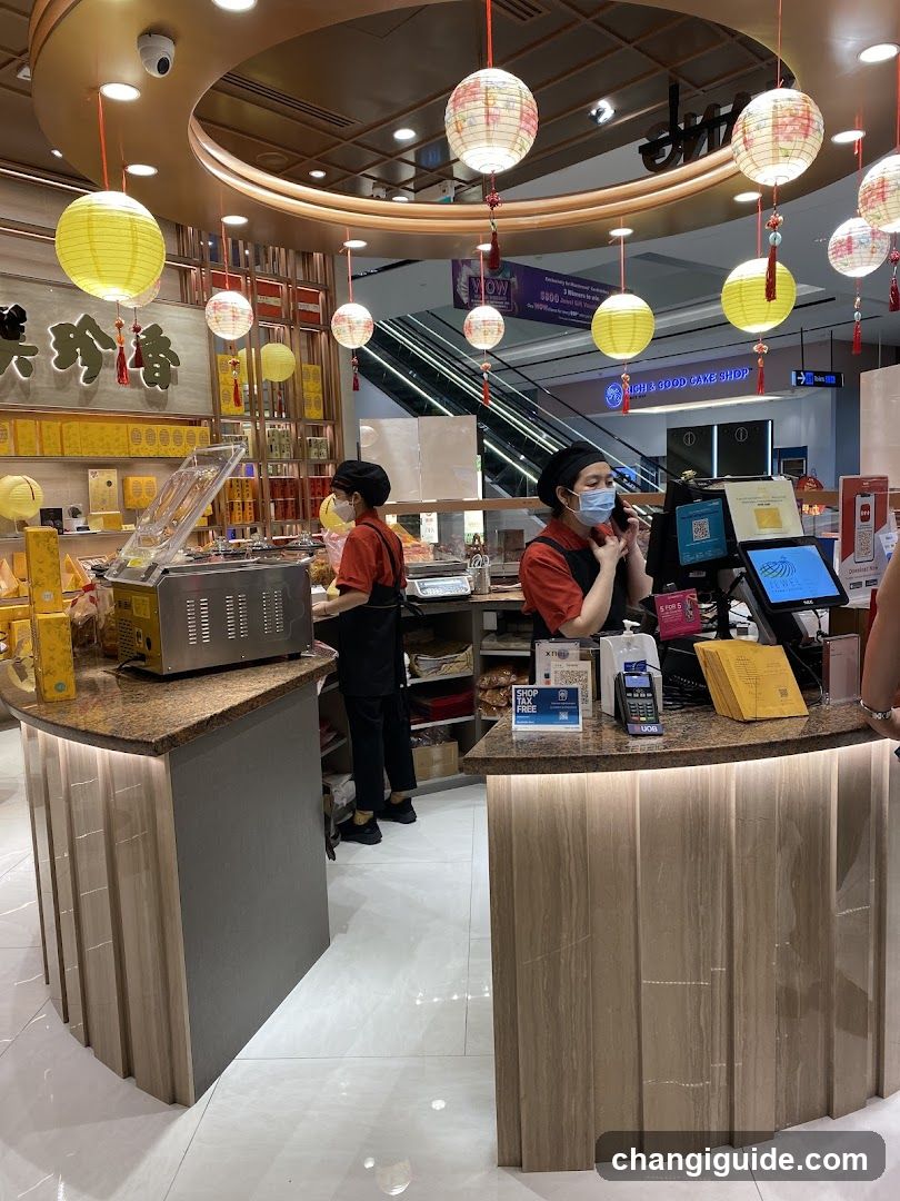 Interior of a Chinese-style food shop