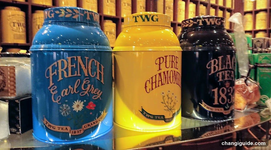 TWG Tea Cans Display