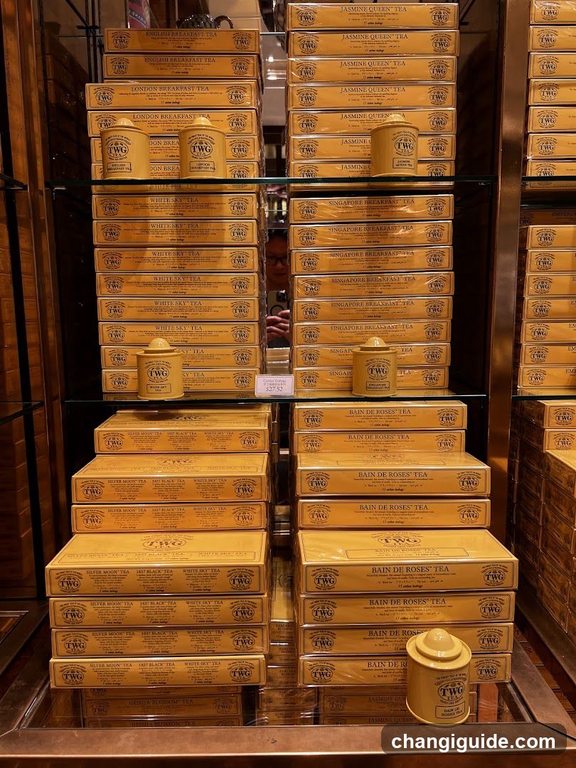 TWG Tea Display Shelf