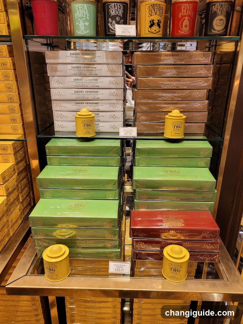 TWG Tea Display Shelf
