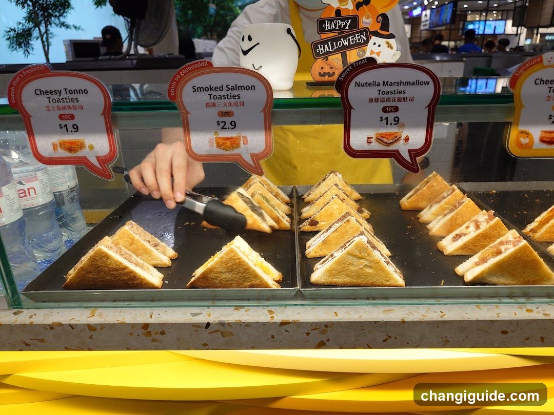 Toasted Sandwich Display