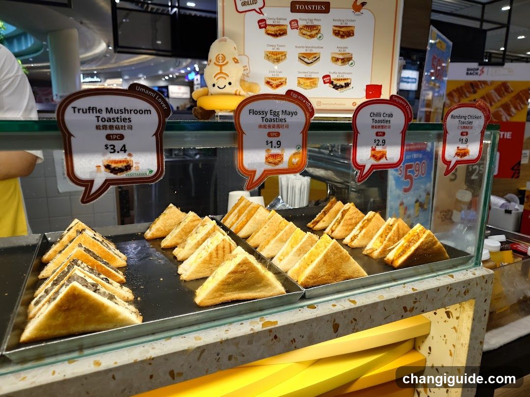 Toasted Sandwich Display