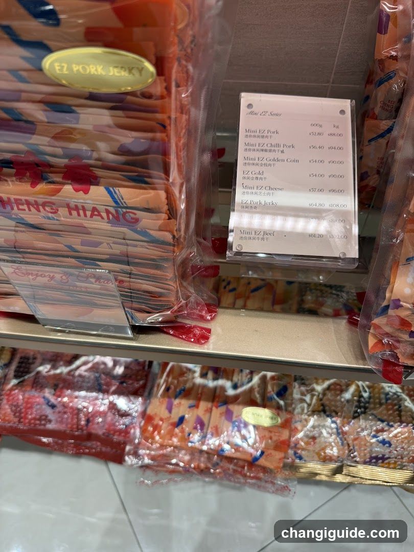 Pork Jerky Display