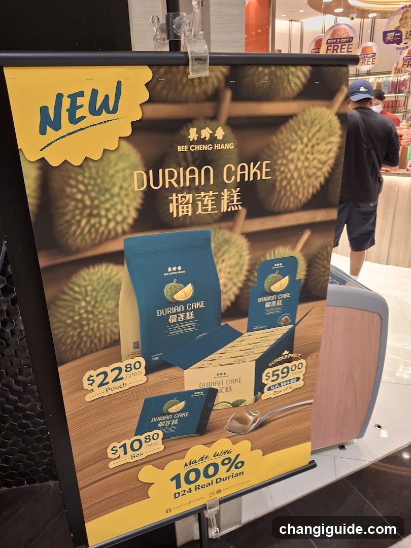 Durian Cake Advertisement