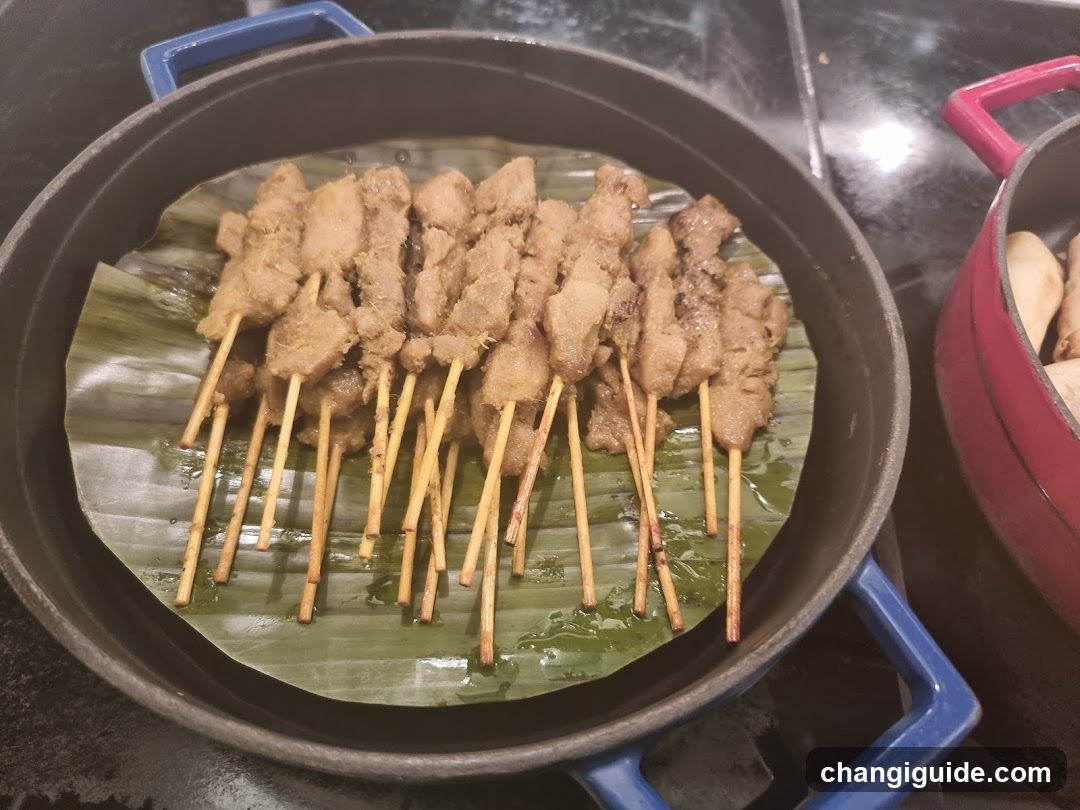 Sambal Goreng with Satay Skewers