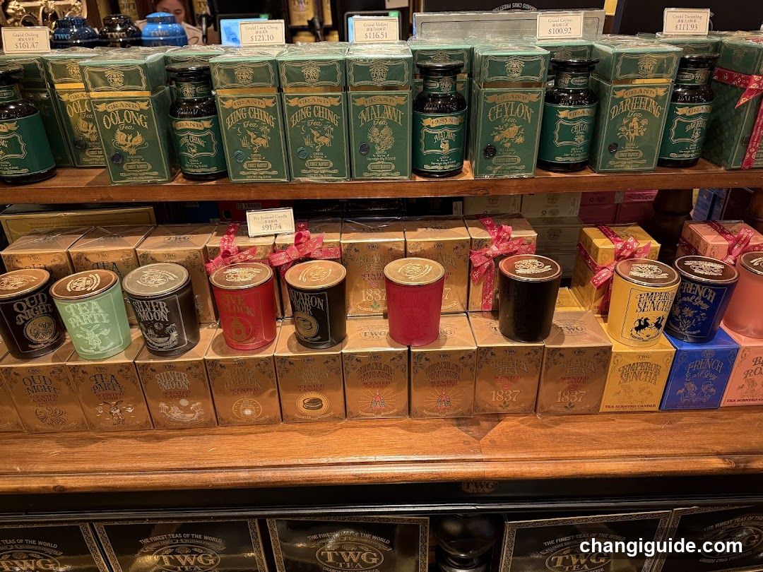 TWG Tea Display Shelf