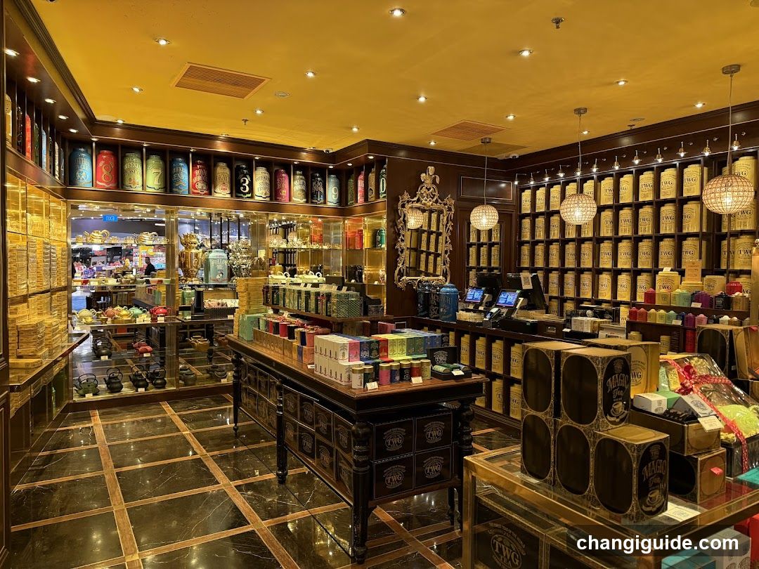 Interior of a traditional tea shop