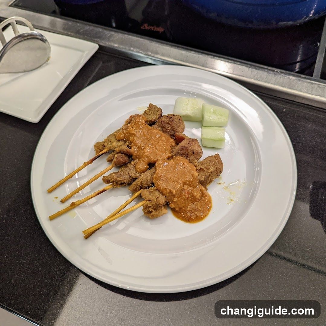 Sate with Cucumber