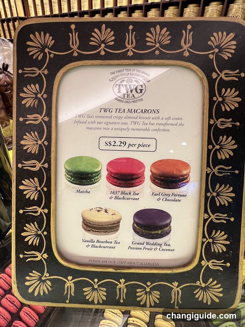 TWG Tea Macarons Display