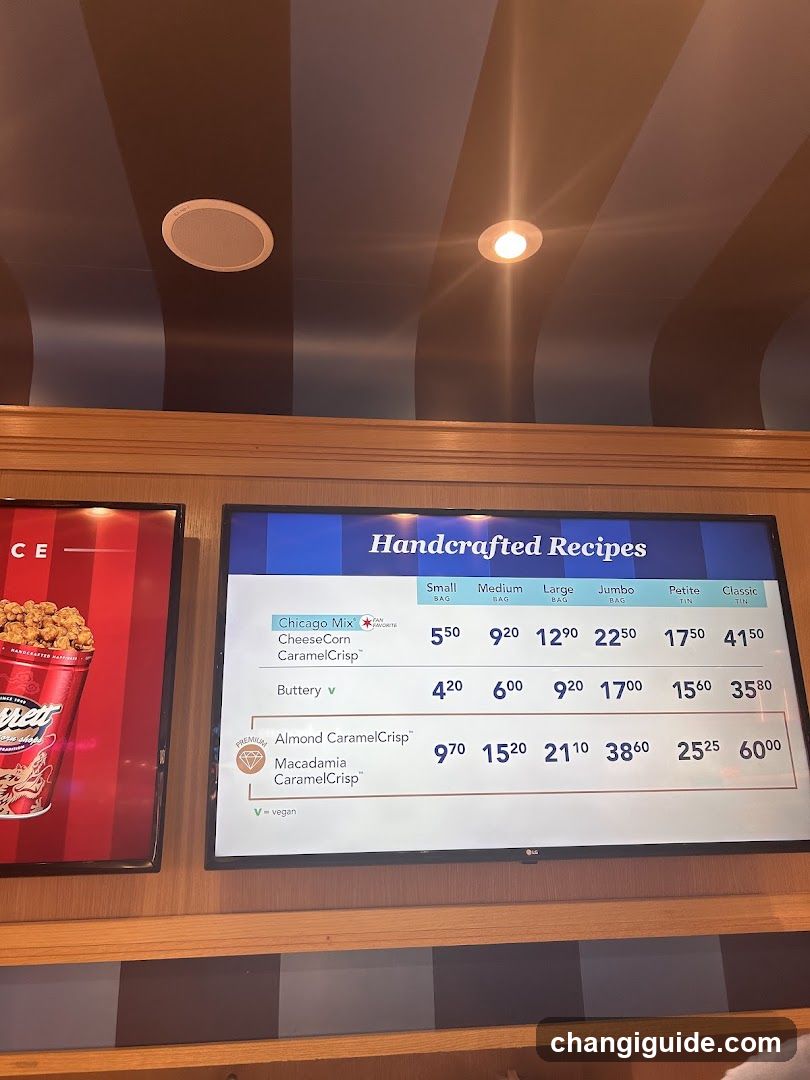 Handcrafted Recipes Menu Board