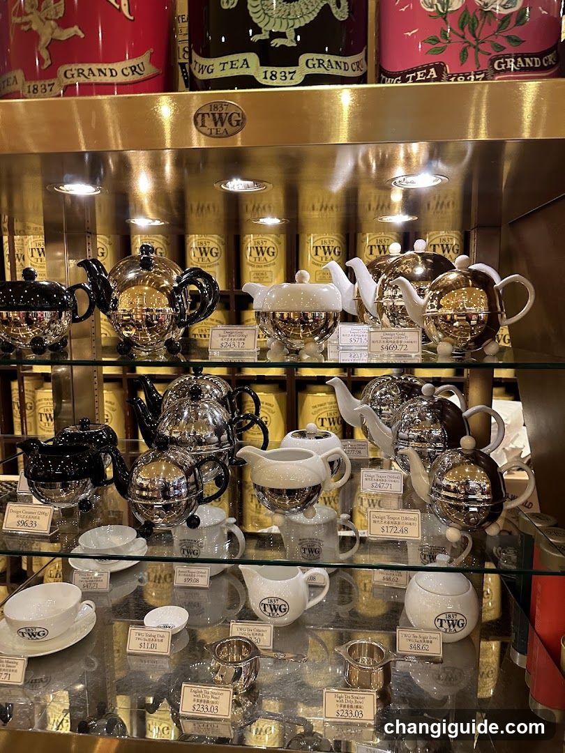 TWG Tea Display Shelf