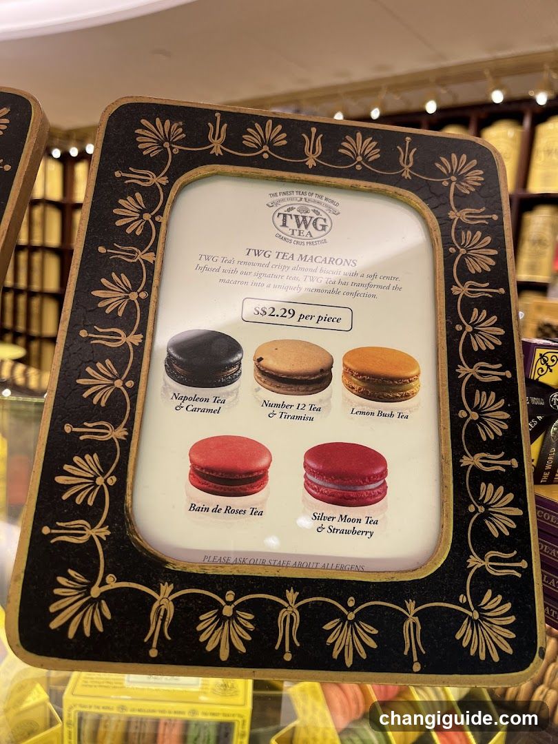 TWG Tea Macarons Display