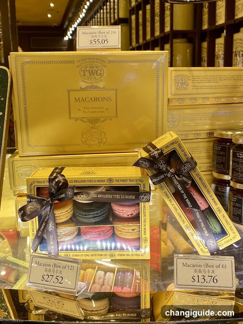 TWG Tea Macarons Display