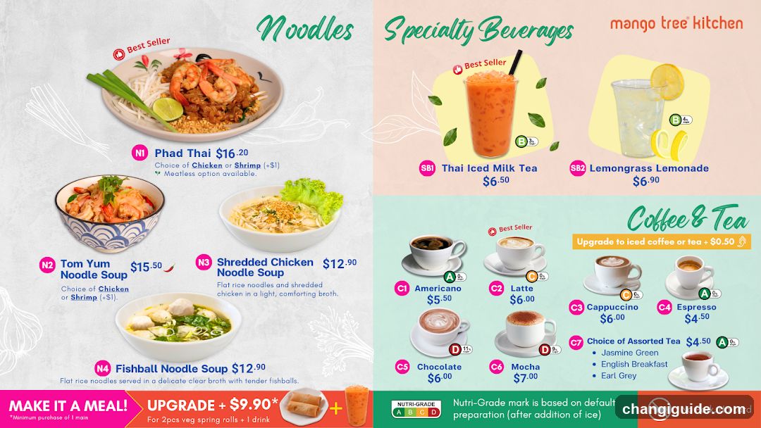 Mango Tree Kitchen Menu