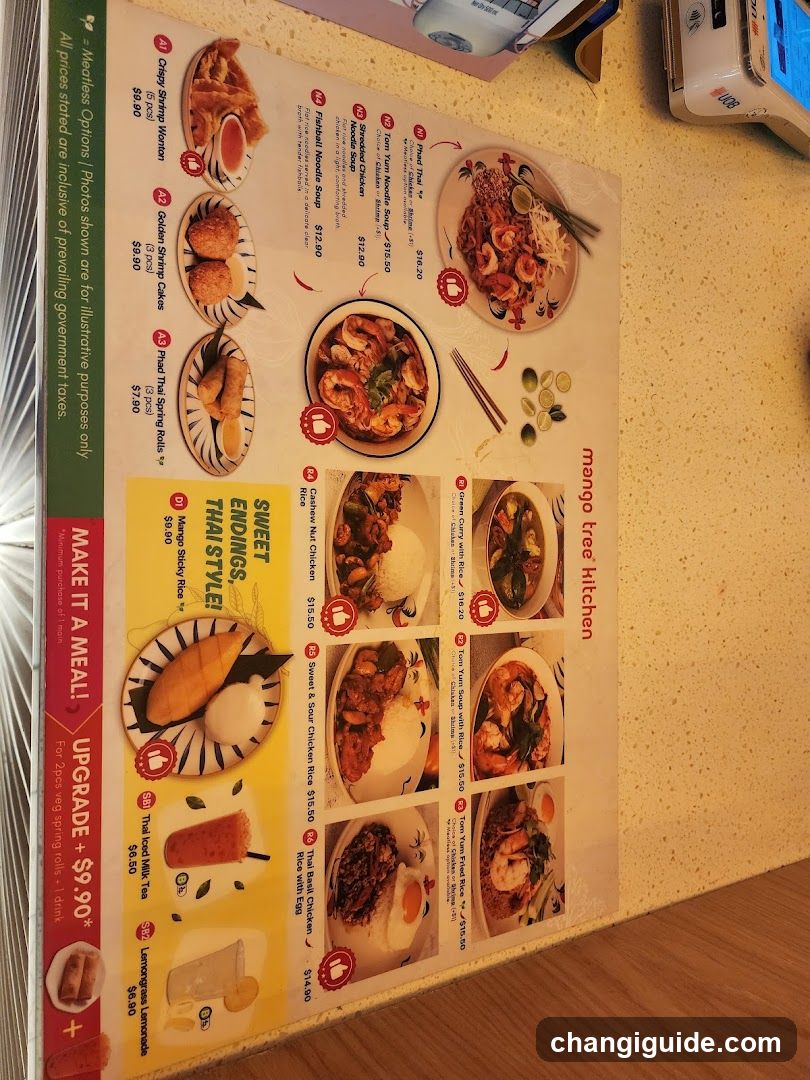 Mango Tree Kitchen Menu