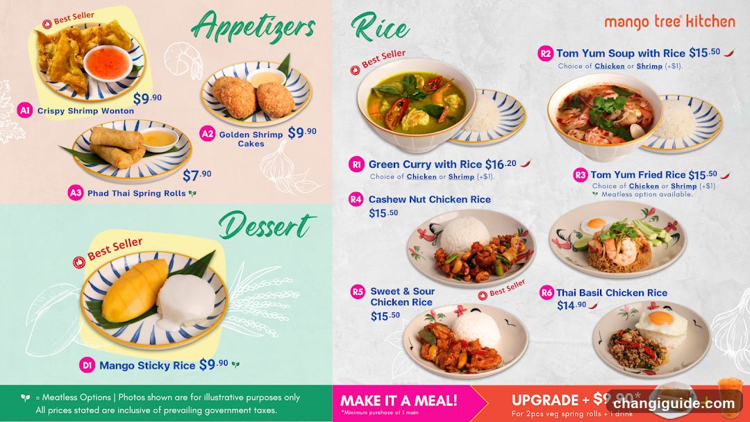 Mango Tree Kitchen Menu