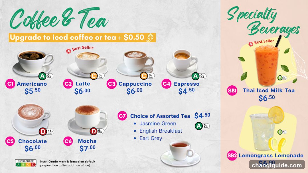 Coffee & Tea Menu