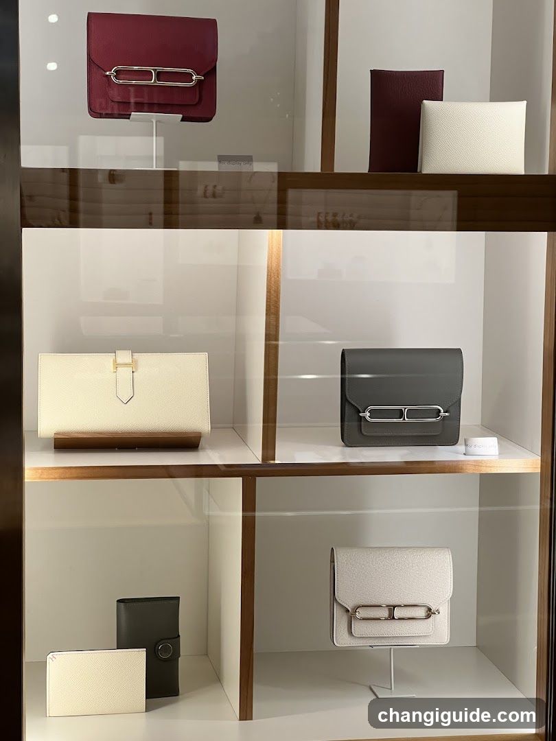 Luxury Handbag Display