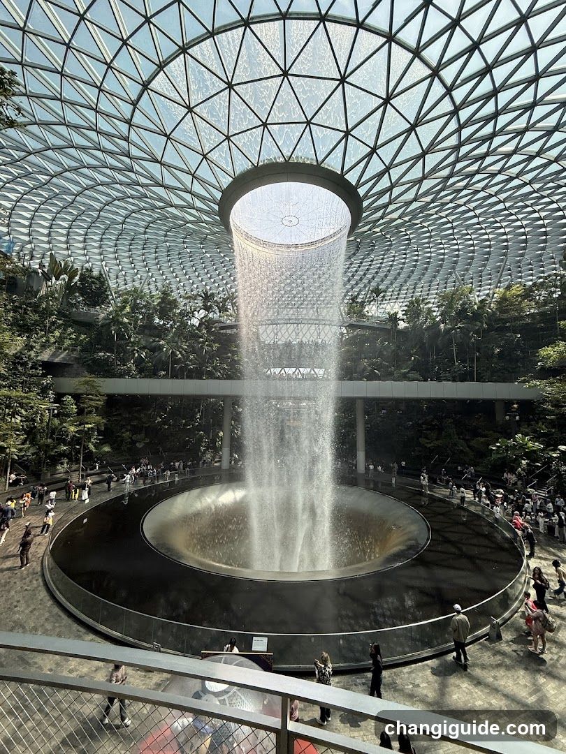 The Cloud Forest at Jewel Changi Airport