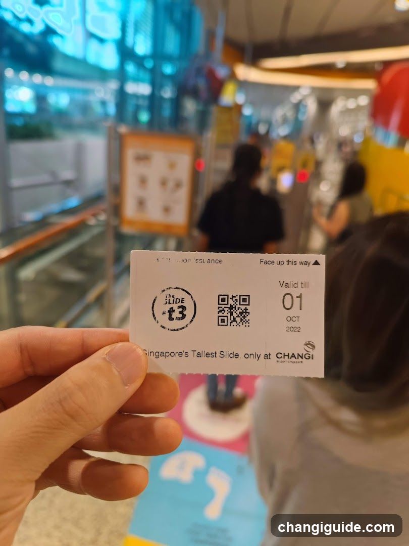 Ticket at Changi Airport