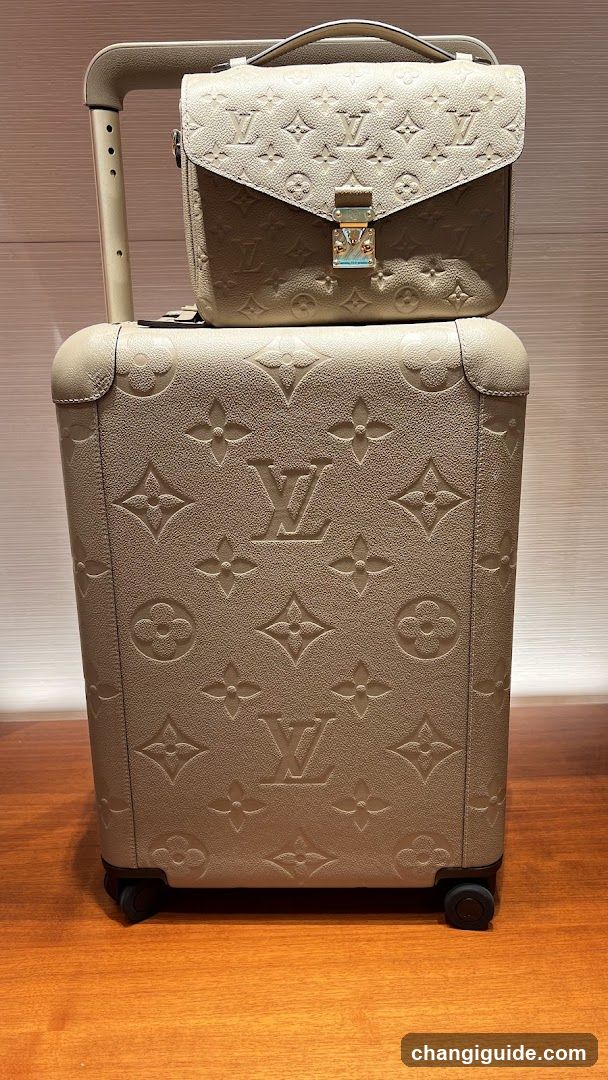 Luxury Suitcase and Handbag Display