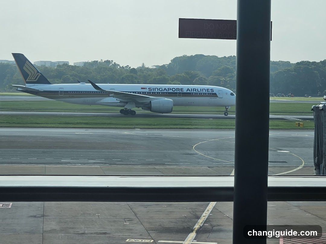 Singapore Airlines Aircraft on Runway