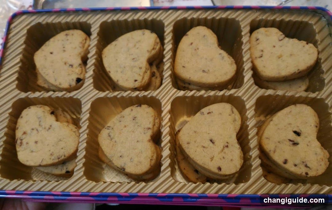 Heart-Shaped Cookies in Tin