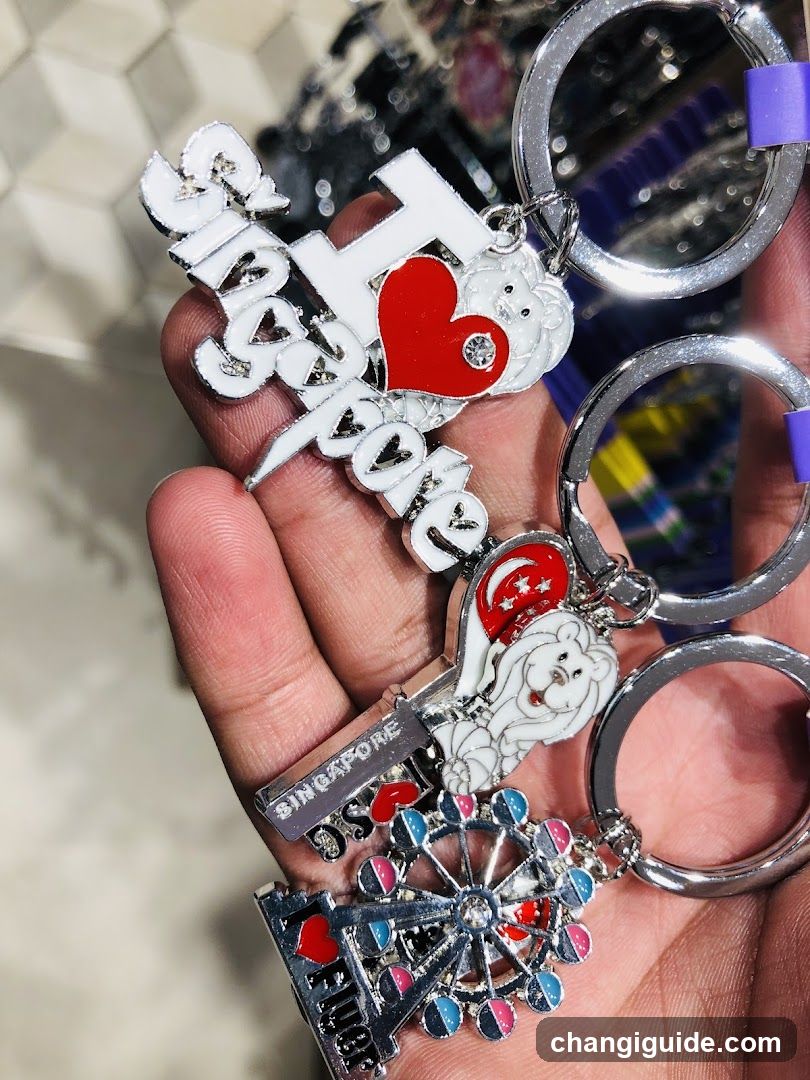 Singapore Souvenir Keychains