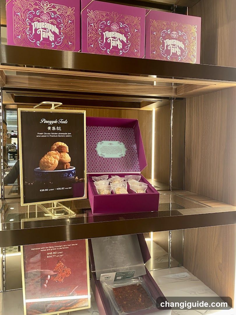 Pineapple Tarts Display
