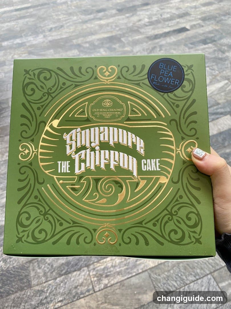 Singapore Chiffon Cake Box