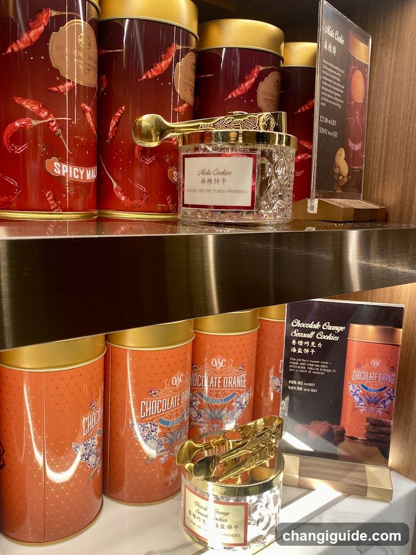 Spicy and Chocolate Orange Cookies Display