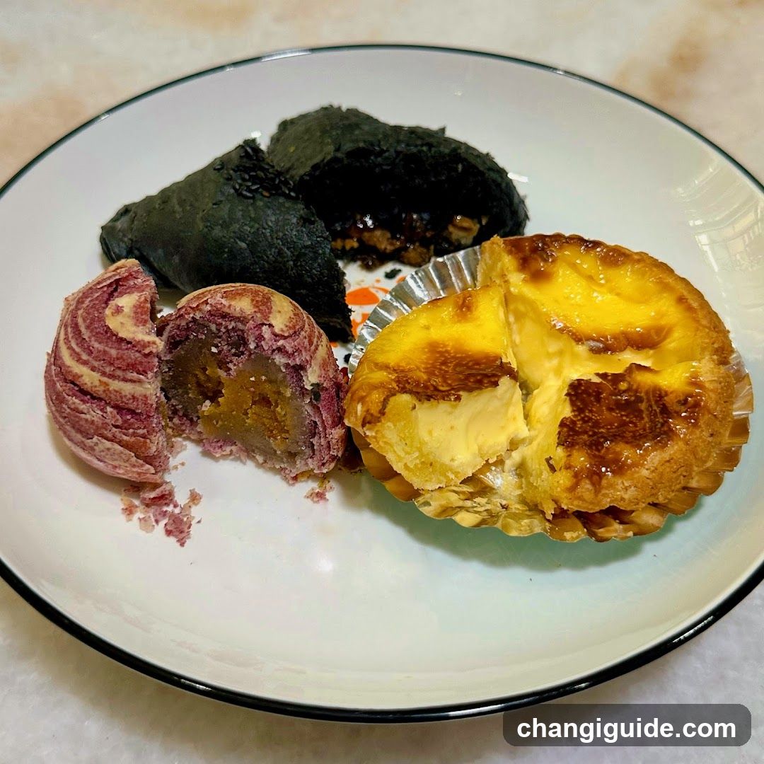 Pastries and Desserts on a Plate