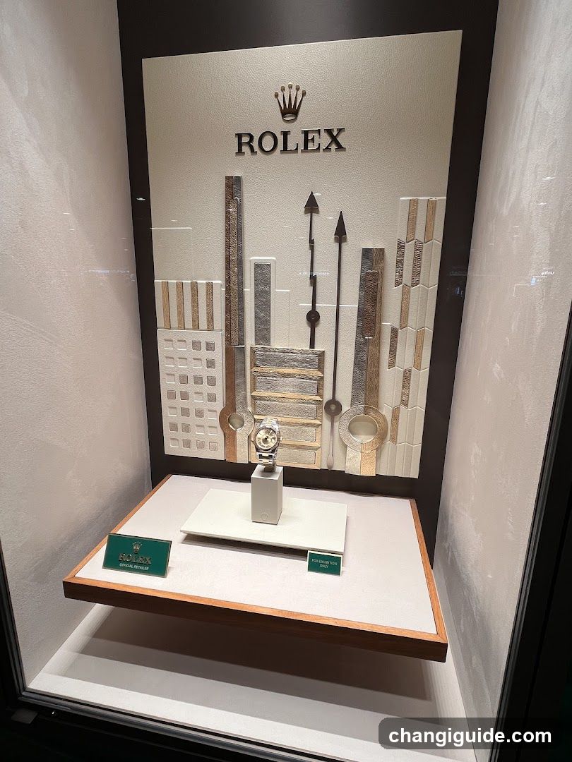 Rolex Watch Display