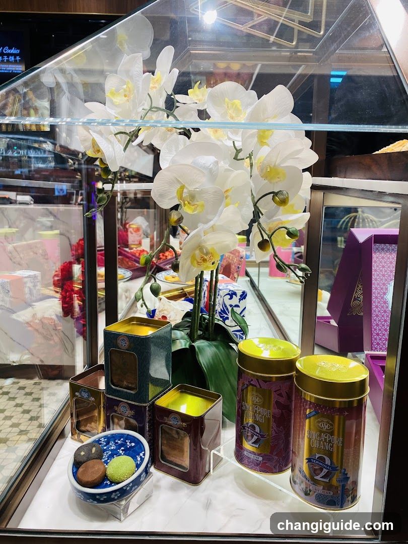 Orchid and Tea Display