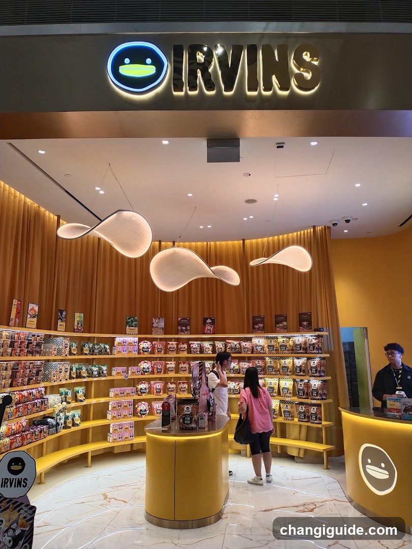 IRVINS at Changi Airport Terminal 4