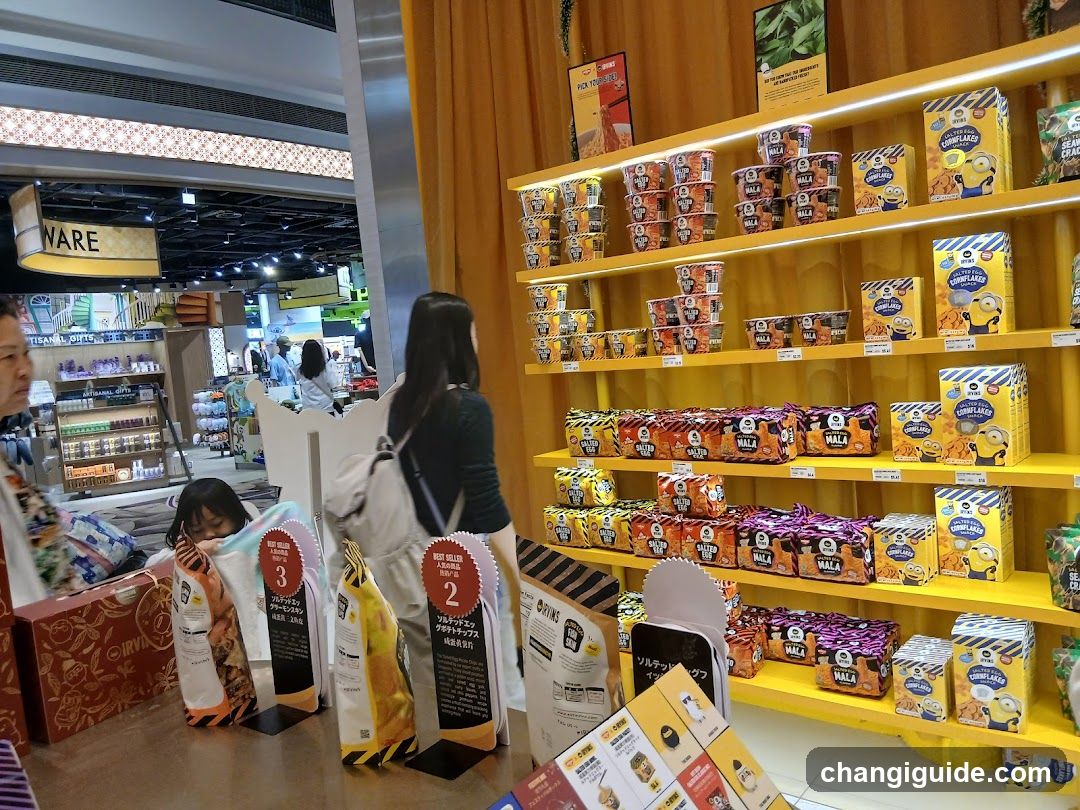 Snack Display in Store