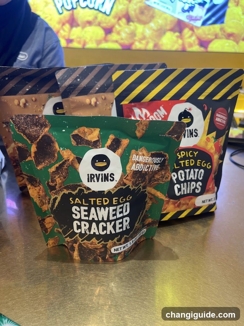 Irvin's Snack Products Display