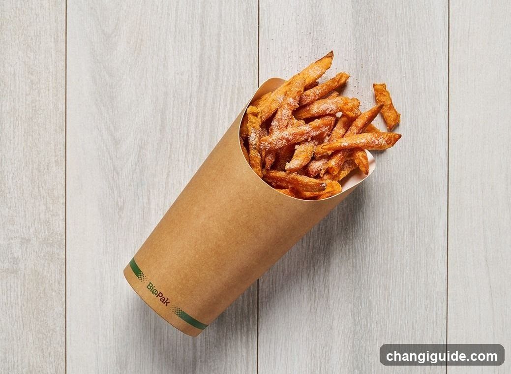 Sweet Potato Fries in Paper Container