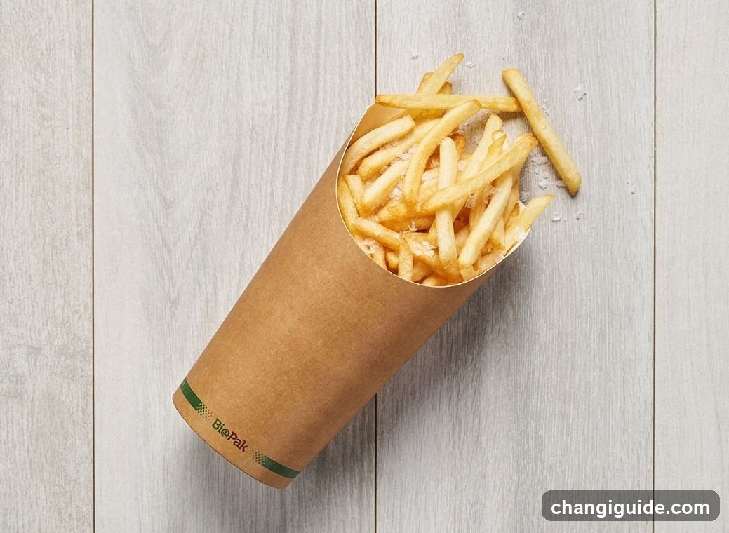 French Fries in Paper Container